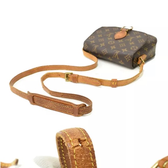 Auth LOUIS VUITTON Monogram Saint Cloud MM M51243 Crossbody Bag Brown Canvas - Picture 8 of 16